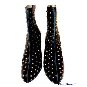 Christian Louboutin shoes /black /boots /studded /9.5
